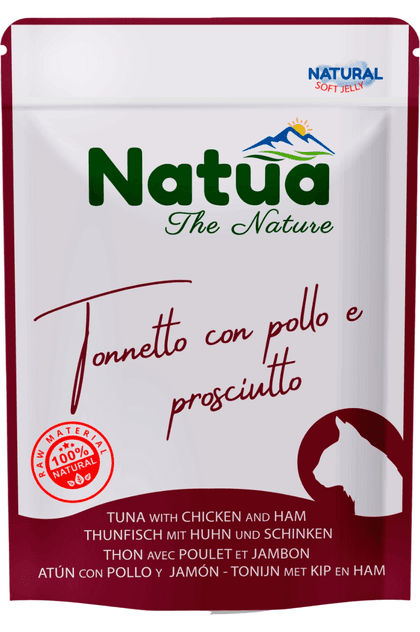 Natua Cat Soft Jelly Atum Frango & Presunto