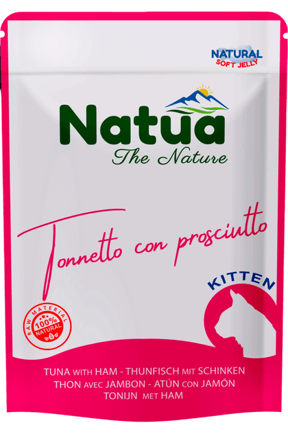 Natua Cat Soft Jelly Atum & Presunto (Kitten)