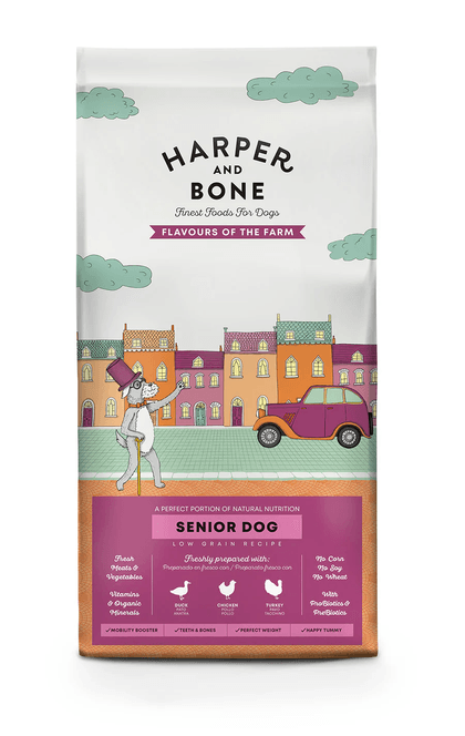 Harper & Bone Dog Adult Senior & Light Flavours Of The Farm