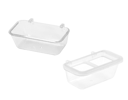 COMEDOURO PEQUENO COM GANCHO PLASTICO
