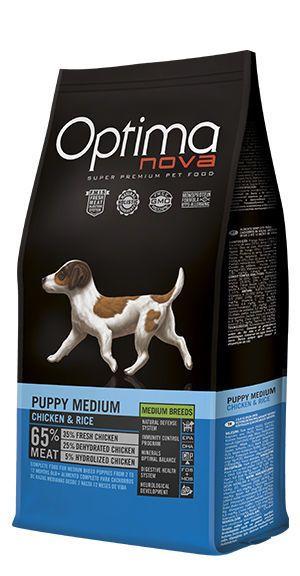 Optima Nova Puppy Medium Frango & Arroz
