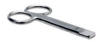 TESOURA INOX PARA ANILHAS ART. 309